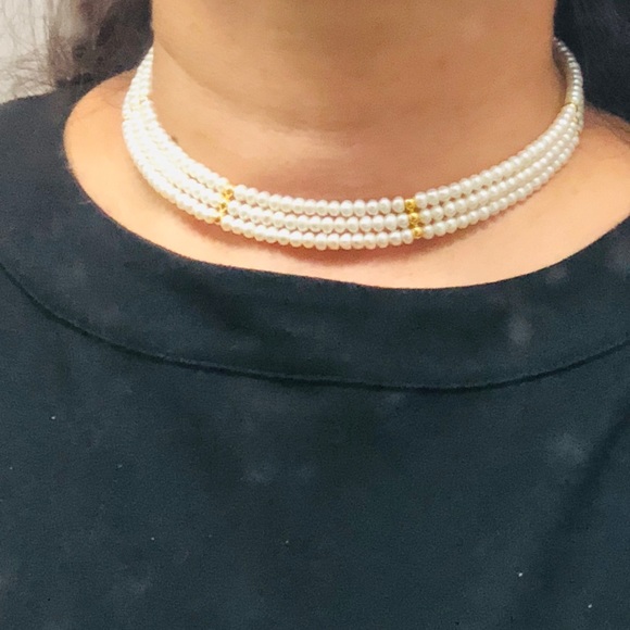 Pearl 14k necklace - Picture 5 of 5